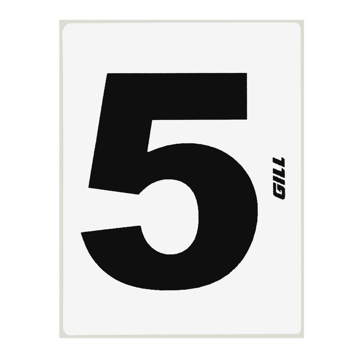 Gill Hip Numbers; #1-9; Sets Of 25 — Competitor Numbers