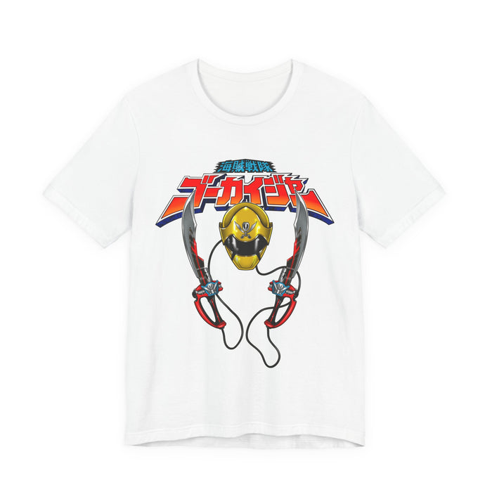 Gokai Yellow Tee Super Sentai T Shirt Custom Graphic Art Cosplay Shirts Rangers Retro Vintage 90s
