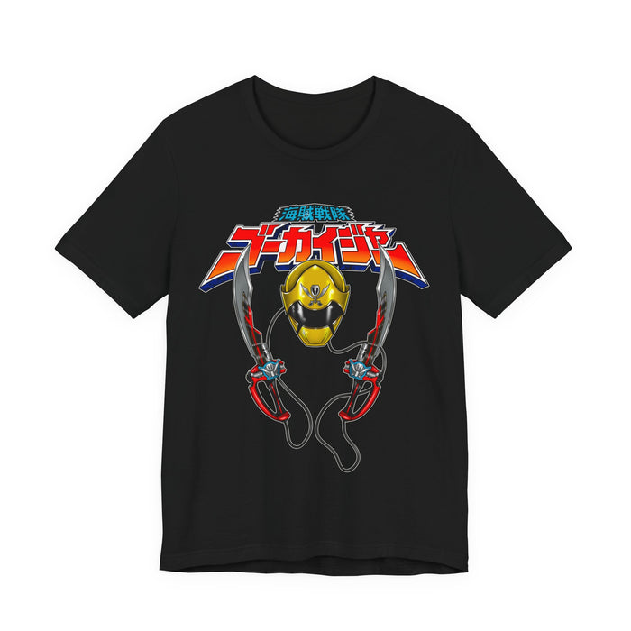 Gokai Yellow Tee Super Sentai T Shirt Custom Graphic Art Cosplay Shirts Rangers Retro Vintage 90s