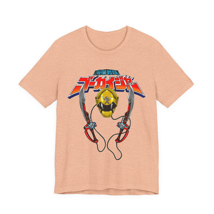 Gokai Yellow Tee Super Sentai T Shirt Custom Graphic Art Cosplay Shirts Rangers Retro Vintage 90s