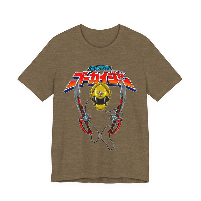 Gokai Yellow Tee Super Sentai T Shirt Custom Graphic Art Cosplay Shirts Rangers Retro Vintage 90s