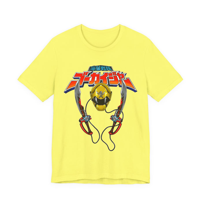 Gokai Yellow Tee Super Sentai T Shirt Custom Graphic Art Cosplay Shirts Rangers Retro Vintage 90s