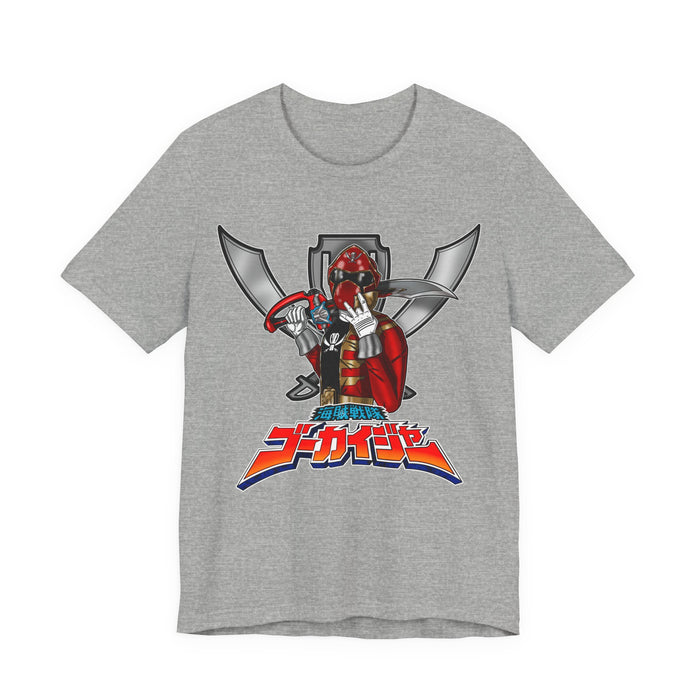 Gokaiger Gokai Red Tee Super Sentai T Shirt Custom Graphic Art Cosplay Shirts Rangers Retro Vintage 90s