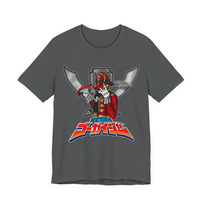 Gokaiger Gokai Red Tee Super Sentai T Shirt Custom Graphic Art Cosplay Shirts Rangers Retro Vintage 90s