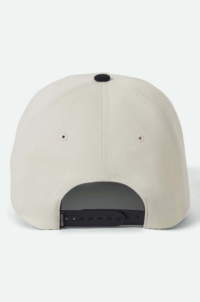 Brixton Goodyear Speedway HP snapback hat in off white, additional product view