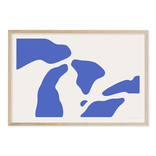 Lake Print - 24" x 36" 100% Cotton Fine Art Archival Paper Textured Matte Finish - Printed in Canada