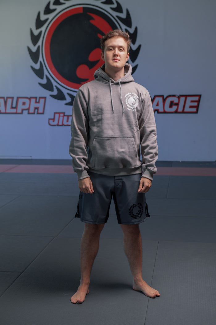Grey Pullover Hoodie