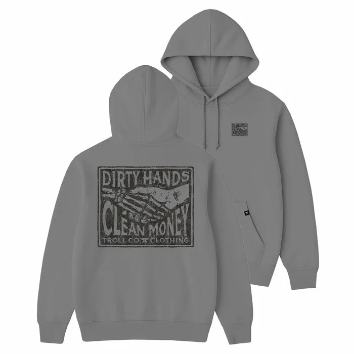 Troll Co. Haggler Box hooded sweatshirt in putty