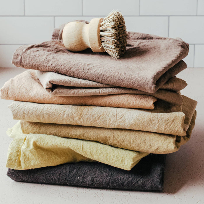 Hand-dyed Organic Cotton Kitchen Towel