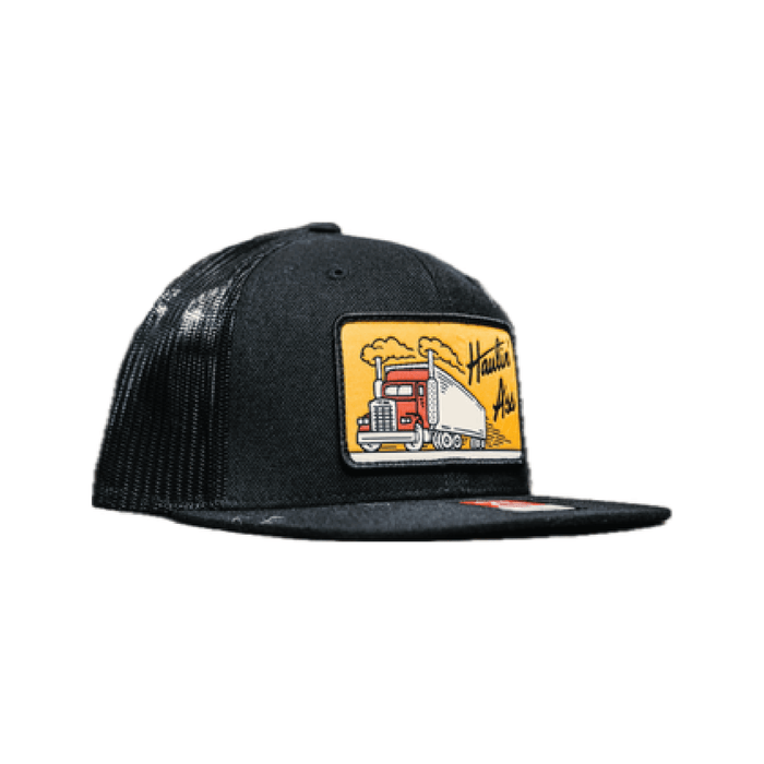 Trade Money Haulin meshback trucker hat in black