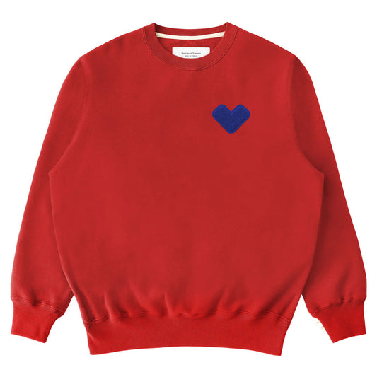 Made in Canada Heart Sweatshirt Red - Unisex - Province of Canada