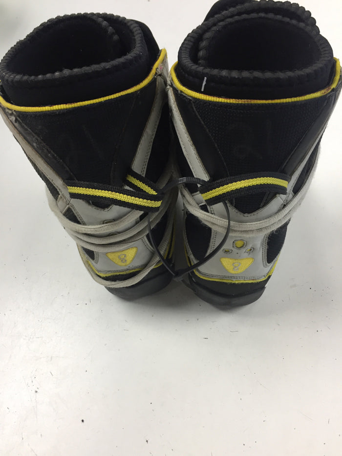 Heelside White Size Specific 3 Used Snowboard Boots