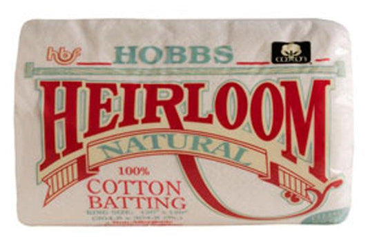 Heirloom Natural Cotton Batting