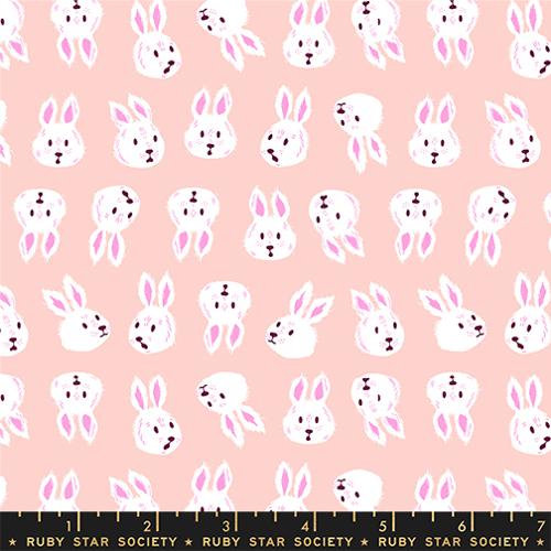 Vintage Pink Rushing Rabbit
