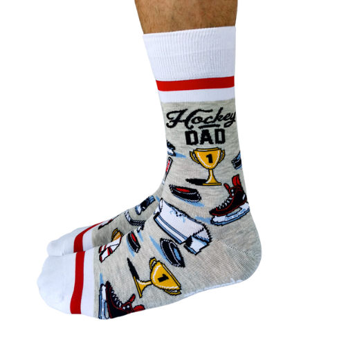 Hockey Dad Men's Crew Socks