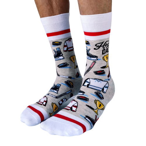 Hockey Dad Men's Crew Socks