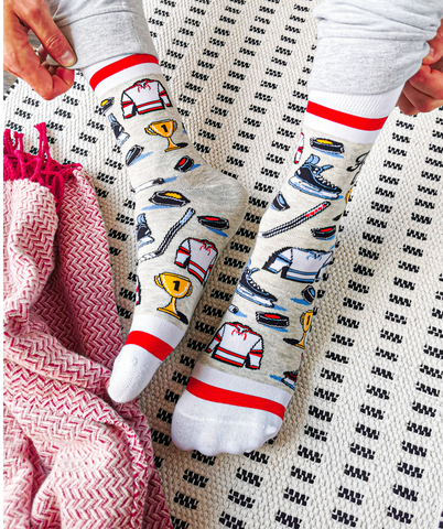 Hockey Dad Men's Crew Socks