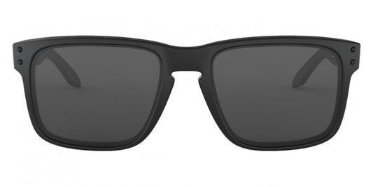 Oakley Holbrook sunglasses with matte black frame and grey lens
