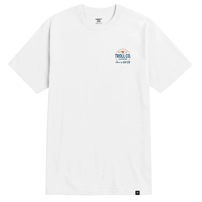 Troll Co. House of DHCM graphic t-shirt in white, alternate product view