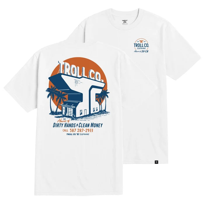 House of DHCM SS Tee- White