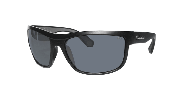 Bomber Hub ANSI Z87 safety sunglasses with smoke lens and floating frame