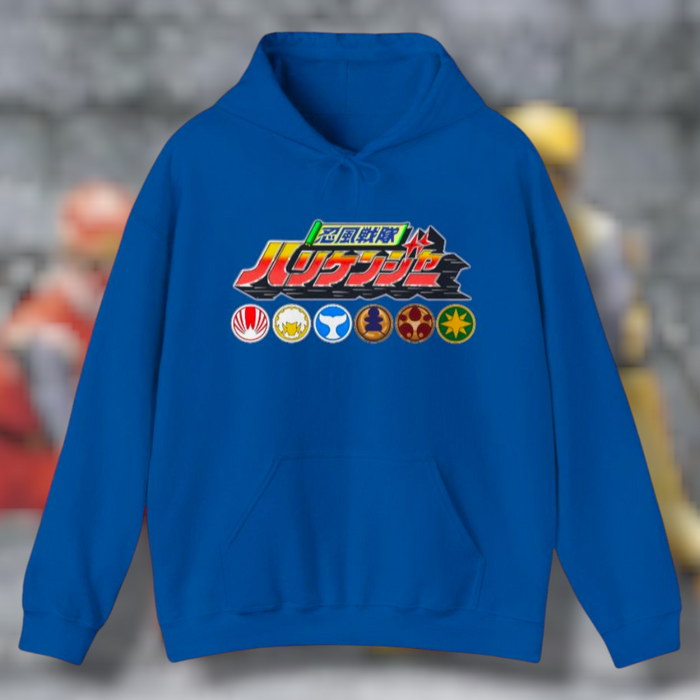Hurricanenger Hoodie Super Sentai T Shirt Custom Graphic Art Cosplay Shirts Rangers Retro Vintage 90s