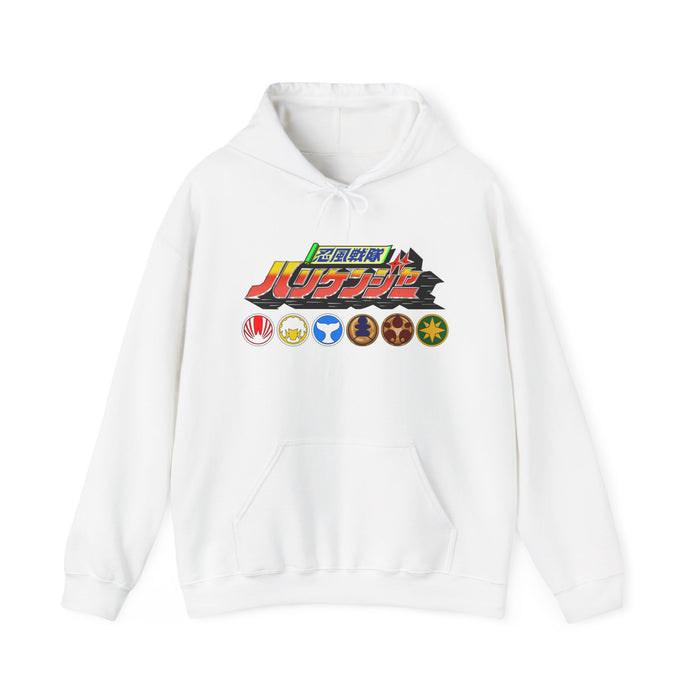 Hurricanenger Hoodie Super Sentai T Shirt Custom Graphic Art Cosplay Shirts Rangers Retro Vintage 90s