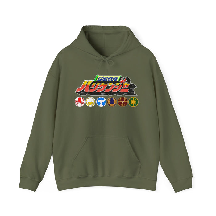 Hurricanenger Hoodie Super Sentai T Shirt Custom Graphic Art Cosplay Shirts Rangers Retro Vintage 90s
