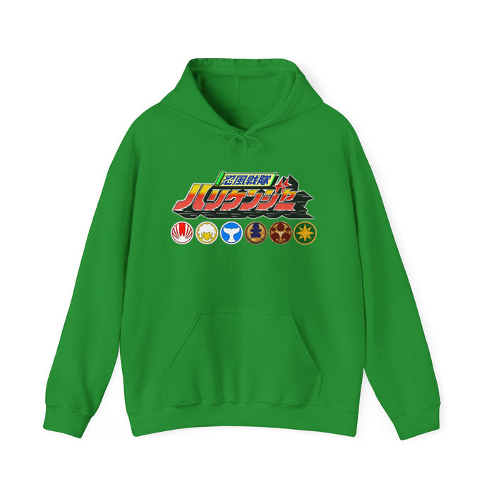 Hurricanenger Hoodie Super Sentai T Shirt Custom Graphic Art Cosplay Shirts Rangers Retro Vintage 90s