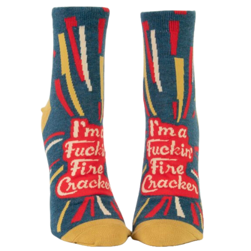 I'm a Fuckin Fire Cracker Women Ankle Socks