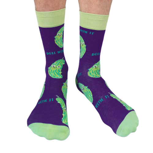 In a Pickle Socks (For Him) - Sock Bar