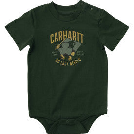 Carhartt infant short-sleeve St. Patrick's Day graphic bodysuit in mountain view
