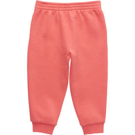 Carhartt toddler girls fleece logo sweatpant in shell pink heather, further product image