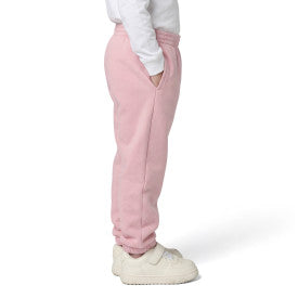 Carhartt infant and toddler fleece logo sweatpant in rosette, additional product view