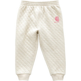 Carhartt toddler turtledove quilted jersey sweatpant, additional product image
