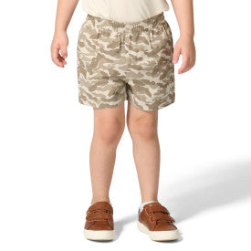 Carhartt infant and toddler Rugged Flex ripstop camo short in brown camo