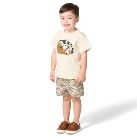 Infant/Toddler Rugged Flex Ripstop Camo Short - Brown Camo