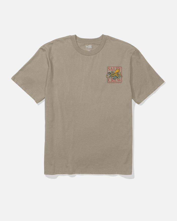 Salty Crew Ink Slinger Classic short-sleeve graphic t-shirt in twig