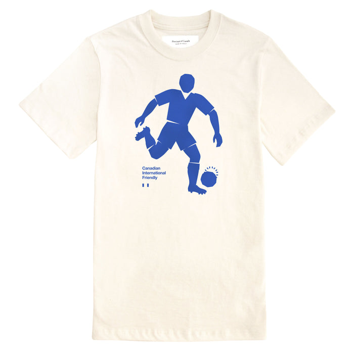 Made in Canada 100% Organic Cotton International Friendly Mascot Tee Natural - Unisex - Province of Canada