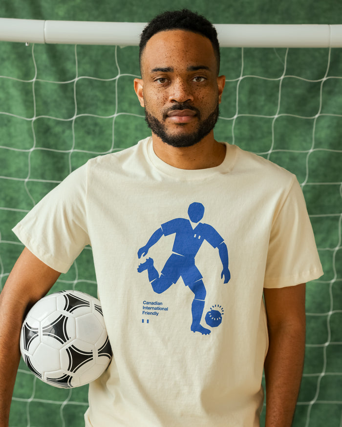 Made in Canada 100% Organic Cotton International Friendly Mascot Tee Natural - Unisex - Province of Canada