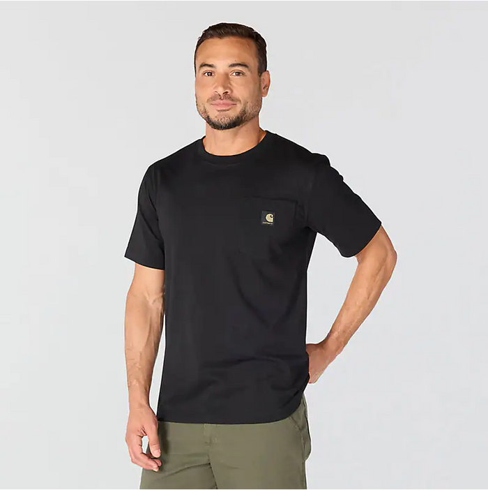 Carhartt Irvine relaxed fit block camo graphic t-shirt in black, alternate product view
