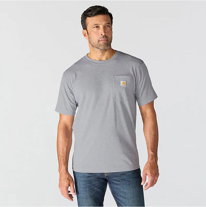 Carhartt Irvine relaxed fit horse graphic t-shirt in heather gray, alternate product view