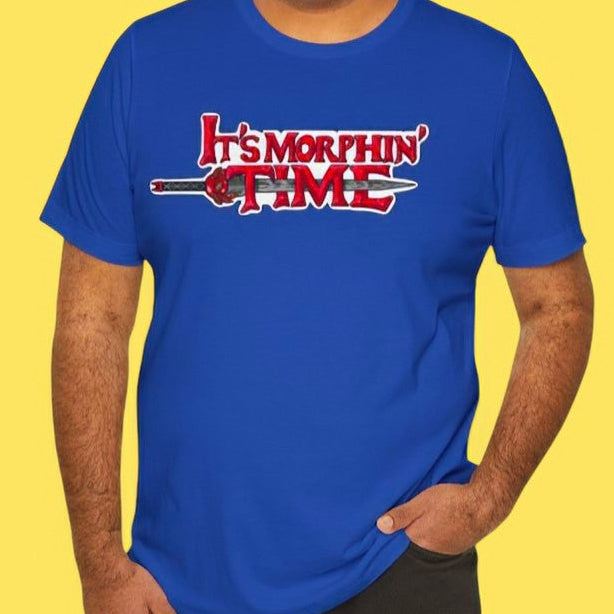 It's Morphin' Time Tee Super Sentai T Shirt Custom Graphic Art Cosplay Shirts Rangers Retro Vintage 90s