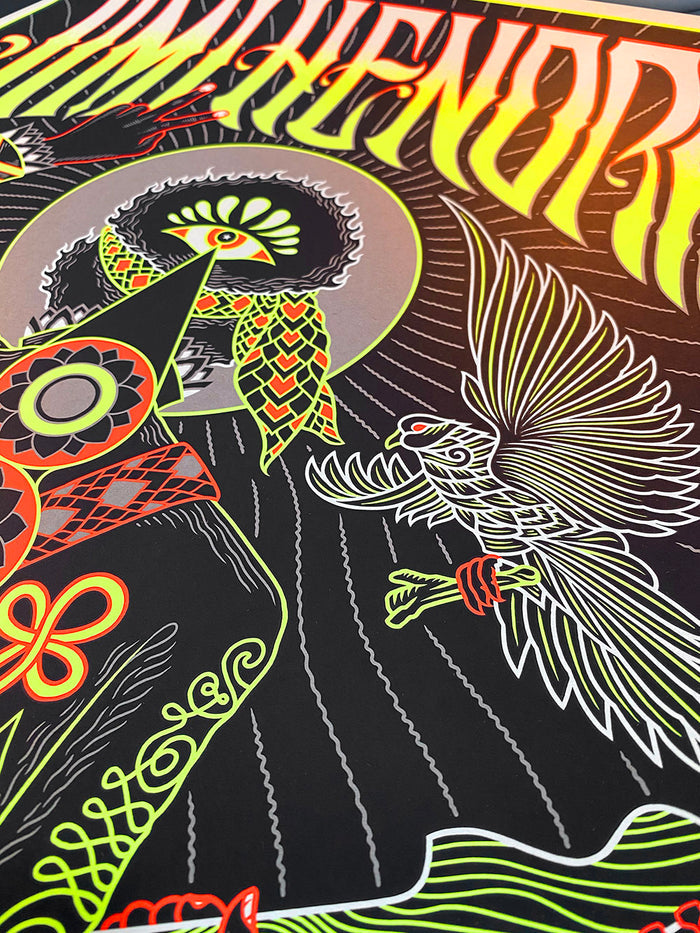 Jimi Hendrix: 'Cry of Love' Screen Printed Poster ~ A.P.