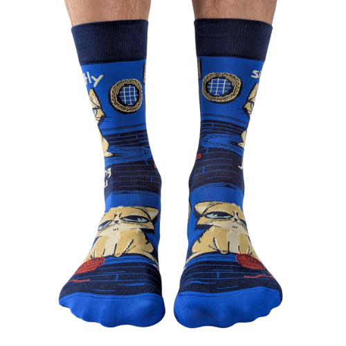 Judging You men’s socks – funny socks with bold text and sarcastic attitude