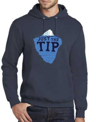 Just the Tip Cotton/Polyester Adult Hooded Sweatshirt