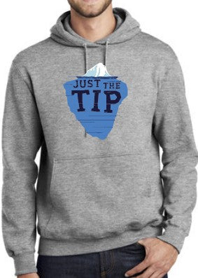 Just the Tip Cotton/Polyester Adult Hooded Sweatshirt
