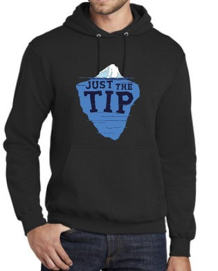 Just the Tip Cotton/Polyester Adult Hooded Sweatshirt