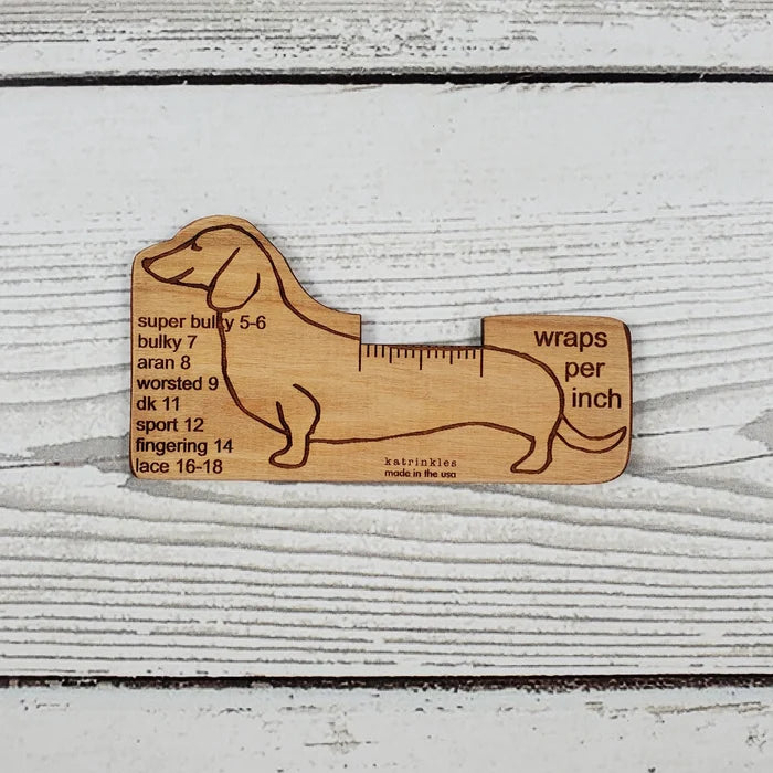 Dachshund Wraps Per Inch Tool