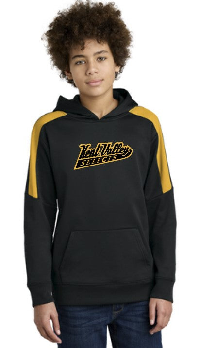 Kent Valley Selects Black/Gold Performance Hoodie